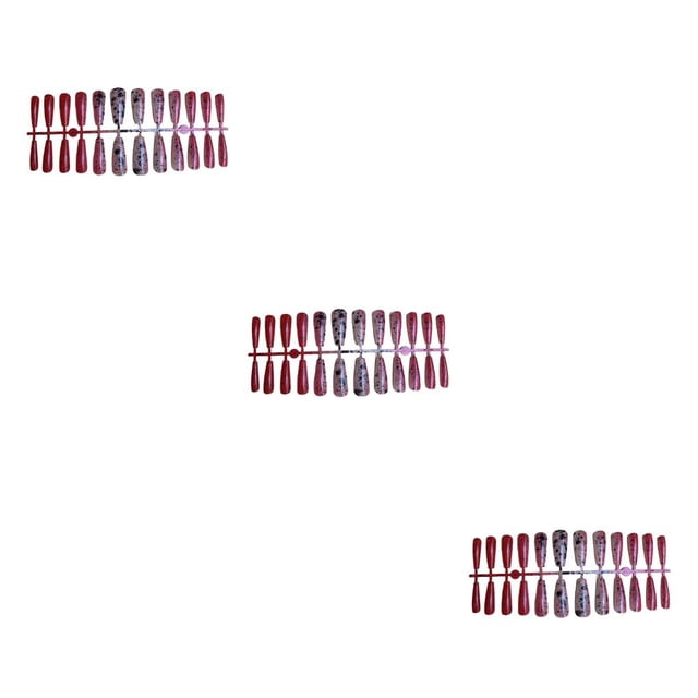 Soidarity 24 piezas de uñas artificiales en forma de T, extra largas, envoltura completa, puntas de uñas postizas, decoración para mujeres, niñas, Type1 NO1 Soidarity CBP456269