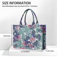 thumbnail image 3 of Large Capacity Tote Bag,Pioneer Flower Floral Print Pattern Handbag Fashion Luxury Tote Bag,15.7"x13"x 5.1" Inches,Laptop Compatible, 3 of 6