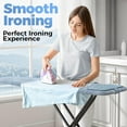 thumbnail image 2 of Compact Ironing Board with Heat Resistant Cover, 7 Height Adjustable Foldable Wall Mount Hanger for Home Use, 2 of 6