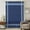 Blue, Navy Blue, Midnight, Indigo, variant on Modern Minimalist Styles Sheer Curtains 72 Inches Long for Living Room, Rose Grid Lines Pattern Light Filtering Privacy Drapes, Breathable Semi Sheer Window Treatment for Bedroom Dining Room