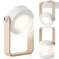 thumbnail image 1 of Lámpara de linterna LED recargable, luz portátil multifuncional regulable de 2000 mAh, lámpara de noche para dormitorio, oficina, Camping, 1 of 5