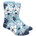 thumbnail image 3 of Chaussettes Aloha Hawaïennes à Motif Floral d'Hibiscus (Adulte, Grand), 3 of 6