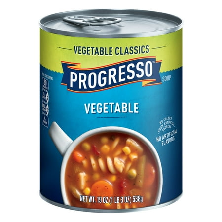 Vegetarian Soups For Christmas (8 Pack) Progresso Soup, Vegetable Classics, Vegetable Soup, 19 oz Can ()