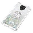 thumbnail image 4 of Funda para Xiaomi Redmi Note 9S/Note 9 PRO con Brillo Líquido Flotante, Purpurina, Parachoques y Anillo Giratorio Soporte, 4 of 5