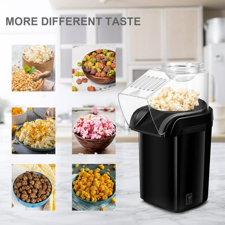 DASH Hot Air Popcorn Popper Maker with Measuring Cup to Portion  Popping Corn Kernels + Melt Butter, 16 Cups - White: Home & Kitchen