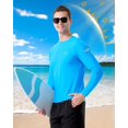thumbnail image 3 of Camiseta de baño Roadbox de manga larga UPF 50+ Slim Fit azul, 3 of 6