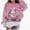 B Beige, variant on WAVSUF Girls Fleece Christmas Sweatshirt Crew Neck Long Sleeve Soft Comfort Fall Winter Warm Party Pullover 5
