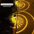thumbnail image 4 of Estaca Tierra Con Sombra Circular Solar para Patio Jardín Al Aire Libre (cálido 4 Piezas), 4 of 9