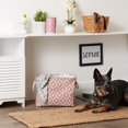 thumbnail image 5 of Design Imports CAMZ12534 Lattice Paw Rectangle Polyester Pet Bin, Rose - Medium, 5 of 5