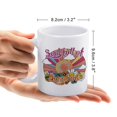 thumbnail image 2 of Soul Full Of Sunshine Mug Print, Retro 70s Print, Retro Mug, Sunshine Prints, Hippie Decor, White Mug,Funny Coffee Mug,The Best Gift for Colleagues,Parents,And Grandparents,110z Men And Women, 2 of 7