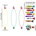 thumbnail image 3 of LLDYYDS - Anillos de buceo para piscina (28 unidades), diseño de tesoros submarinos, bandidos torpedos, peces y divertidos juguetes acuáticos., 3 of 6