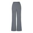 thumbnail image 6 of TaTaai Womens Straight Leg Suit Pants Solid Color High Waisted with Pockets Elegant Loose Fit Lightweight Breathable for Daily Work Office, 6 of 7
