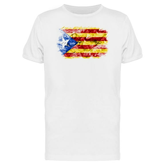 Catalonia Smoky Flag Tee Men's -Image by Shutterstock