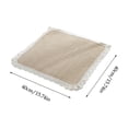 thumbnail image 3 of Rewenti Four Season and Linen Fabric Cushion Summer Thread Woven Chair Pad for All Season Outdoor Use At Home, 3 of 6