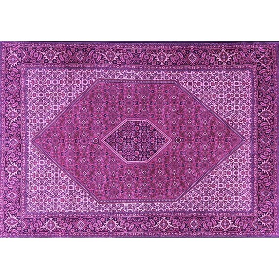 Ahgly Company Indoor Rectangle Persian Purple Traditional Area Rugs, 5' x 8'
