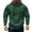 01 Dark Green, variant on Black Hoodie Men,Solid Color Button Up Raglan Sleeve Hoodie Casual Comfortable Lightweight for Streetwear,Pullover,02 Grey,M