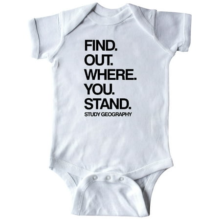 

Inktastic Study Geography Gift Baby Boy or Baby Girl Bodysuit