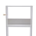 thumbnail image 3 of Fichiouy Nightstand Tall Bed End Table Rectangle Bedside Table with Drawers&Storage Shelves for Bedroom White, 3 of 10