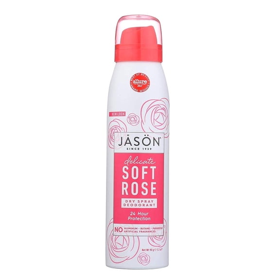 JASON® Delicate Soft Rose Dry Spray Deodorant, 3.2 Oz