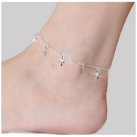 Sexy Jewelry Halloween Jewelry - Sexy Women Bead Silver Ankle Chain Anklet Bracelet Foot Jewelry Sandal Beach
