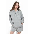 thumbnail image 1 of Conjunto sudadera con shorts Roman Fashion /Juvenil, 5290 (Gris) gris CH, 1 of 4