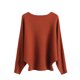 thumbnail image 1 of Suéter de cuello redondo para mujer, nuevo jersey de punto con cuello redondo, manga larga, holgado, estilo europeo y de talla grande, con cuentas de uñas., 1 of 5
