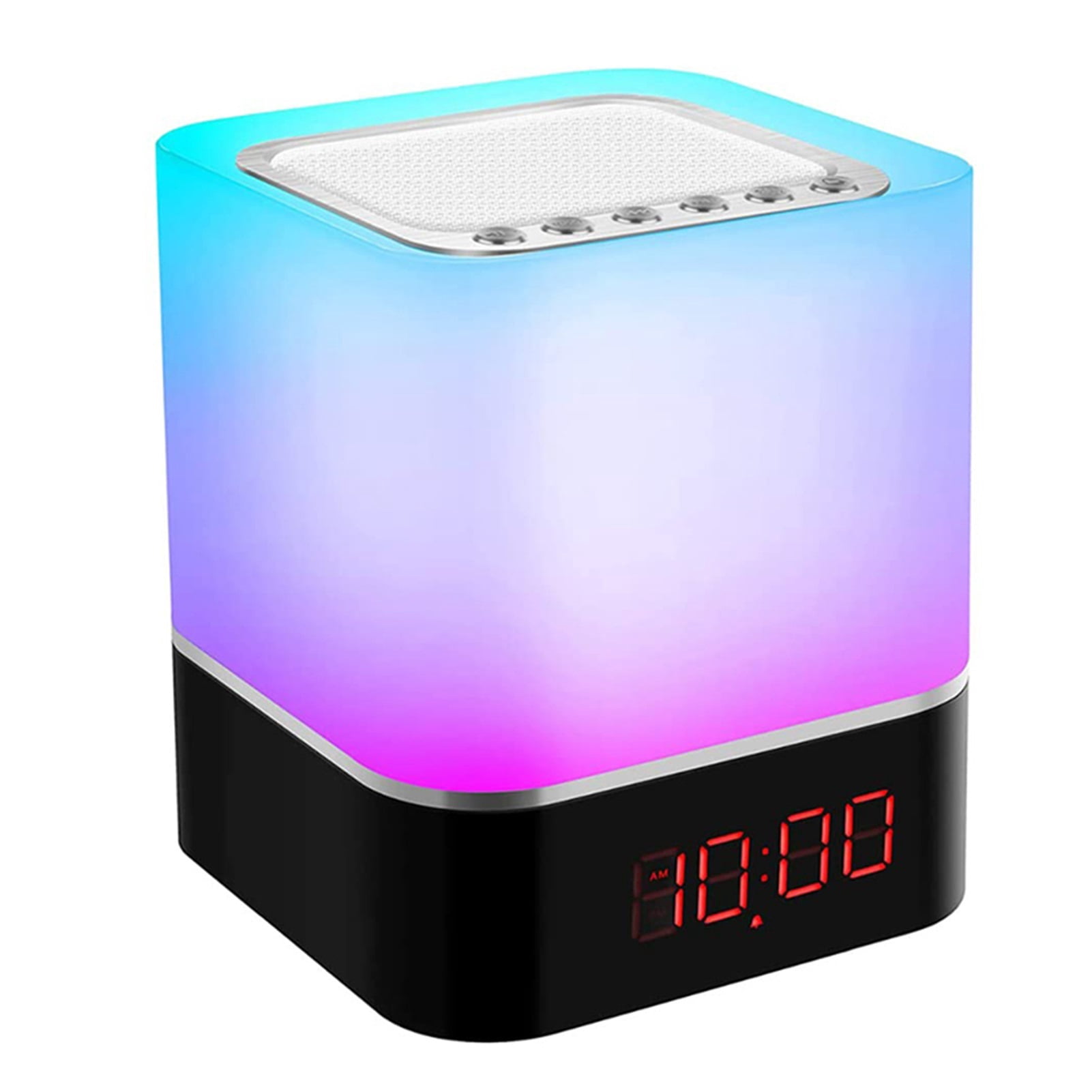 Computer Speaker Portable Smart Wireless Bluetooth Speaker Player Touch Pat Light Colorful Led Night Light Bedside Table Lamp