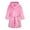 B-147-Pink, variant on Caqnni Toddler Baby Girls Boyss Hooded Bathrobe Cartoon Toddler Baby Cartoon Bathrobes Flannel Night-Robe Sleepwear Pjs Homewear for 2-7 Years (A02-Black,2-3 Years)