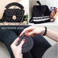 thumbnail image 2 of For making bags 400g T-shirt yarn For making handicraft baskets Black solid yarn Blanket, 2 of 5