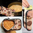 thumbnail image 5 of Yayeee Oven Mitts and Pot Holder Set of 2 Heat Resistant Kitchen Gloves Baking Hot Pad, Creamy Cake, 5 of 5