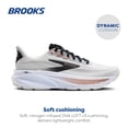 thumbnail image 2 of Zapatillas para correr Brooks Ghost 17 para mujer Blanco/Negro Oro Rosa, 2 of 6