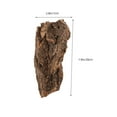 thumbnail image 6 of HONMEET 500g Tree Bark for Reptile Brown Cork Bark for Bearded Dragons Snakes and Turtles Habitat Enhancement, 6 of 6
