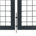 thumbnail image 3 of vidaXL Garden Gate with Posts Steel Anthracite Fence Patio Outdoor Multi Sizes, 3 of 31