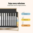 thumbnail image 6 of Dream On Me Owen 5-in-1 Convertible Crib, Greenguard Gold & JPMA Certified, Converts from Baby Crib to Toddler Bed, Kids Bed and Full Size Bed, Matte Black, 6 of 8