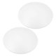 thumbnail image 3 of Plastic Ceiling Shade Decorative Light Covers For Office Use Round Modern Style 9.6×9.6×2.8in Ceiling Light Fixture Cover 2Pcs, 3 of 5