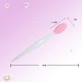 thumbnail image 4 of 6 uds cepillo exfoliante de labios herramientas de cepillo exfoliante de labios de silicona de doble cara para una limpieza suave de la piel y los labios, 4 of 14