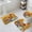 Yellow, variant on Colorful Sunflower Bath Mat 3 Piece Bathroom Rug Set, Farmhouse Botanical Floral Non Slip Bath Rug Contour Mat and Toilet Lid Cover, Absorbent Shower Mats Soft Bath Rugs and Mats Sets