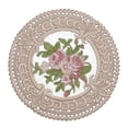 thumbnail image 3 of Embroidered Fabric Coasters for Drinks,Happon Cloth Drink Coasters, Vintage Lace Embroidery Coasters for Tea,Floral Cup Coasters for Home, Wedding, Tabletop Photography Decoration, 3 of 7