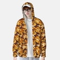 thumbnail image 2 of Fotbe Desert Camouflage Chaqueta con Protección Solar UPF 50+ para Hombre y Mujer, Camisa con Capucha y Bolsillos-Large, 2 of 7