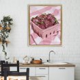 thumbnail image 3 of Stupell Industries Contemporary Glam Glimmer Strawberries Gold Floating Frame Canvas Art, 25 x 31, by LISH Creative, 3 of 8