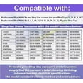 thumbnail image 3 of SCREENTRONICS Replacement Cartridge Filter & Foam Sleeve Compatible Replacement for Shop Vac 90304, 90350, 90333, 90585 Wet/Dry Vacuum Cleaners 5 Gallon and Above (Filter+ Lid+ Foam), 3 of 6
