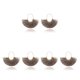 thumbnail image 3 of Qarigey Pendientes creativos con borlas en forma de abanico para mujer, estilo nacional, duraderos, elegantes, exquisitos, colgantes de oreja para niña, Type1 NO1 Qarigey CBP207393, 3 of 6