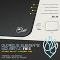 thumbnail image 4 of Alfombrilla de ratón Glorious Elements para videojuegos, tamaño XL, 38 x 43 cm, Foam-Core, 4 of 7