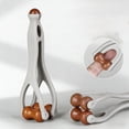 thumbnail image 6 of Finger Massager Handheld Roller Massager Wood Roller Dual Sided Trigger Point Massager for Relaxation Muscle Relaxation for Home Office Car Pack of 2, 6 of 6