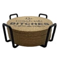 thumbnail image 2 of Almohadilla de de posavasos de corcho antideslizante de 6 piezas con soporte de fotografía para oficina, cocina, perfecl Posavasos para bebidas, 2 of 8