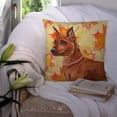 thumbnail image 3 of Carolines Treasures BB9917PW1414 Miniature Pinscher Fall Fabric Decorative Pillow  14Hx14W multicolor, 3 of 4