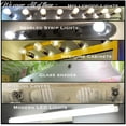 thumbnail image 5 of 4 Bulb Bathroom Vanity Cover Light Shade, 25" inch Grey Fabric with Metallic Finish Brackets (Angela Gray w/Black), 5 of 8