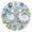 Gold, variant on Duck Flower Leaves Cartoon Round Wall Clock Silent Analog Battery Operated Gold Pointer Home Decor 9.84" Diameter