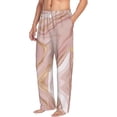 thumbnail image 2 of Uemuo Rose Gold Glitter Splatter Pattern Men's Wide Leg Palazzo Lounge Pants with Pockets Light Weight Loose Comfy Casual Pajama Pants-Large, 2 of 9