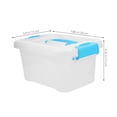 thumbnail image 2 of EIGTHTAIL Laundry Pod Container Candy Dispenser With Lid Dishwasher Pod Holder Laundry Organization Plastic Storage Box With Handle For Laundry Pod Room Kitchen Home Office, 2 of 8
